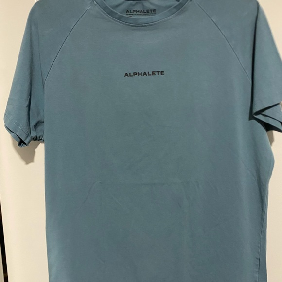 Men’s Alphalete Tshirt Blue Small - Picture 1 of 1